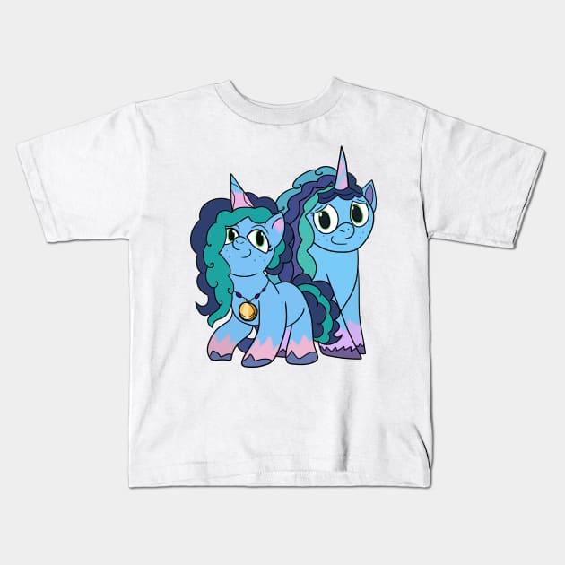 Misty x2 Kids T-Shirt by seasonsofMCG